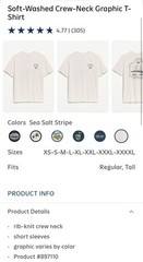 Old Navy Capri Italy Shirt Mens Medium White Nautical Graphic Tee NEW $20 MSRP M