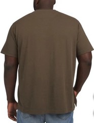 Wrangler Big & Tall Men’s Pocket Tee Blue Gray Red OR Brown XLT, XXLT or 3XL NWT