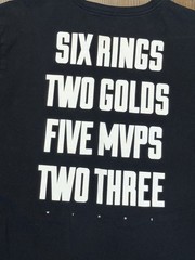 Jordan Wingspan Long Sleeve T Shirt “6 Rings 2 Golds 5 MVP’s Two Three” Sz Lrg