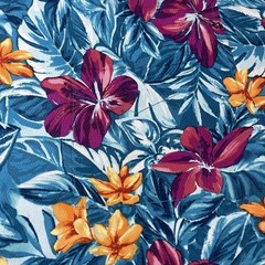Tommy Bahama 100% Silk Hawaiian Shirt XXL Tropical Floral Camp Button Up Mens