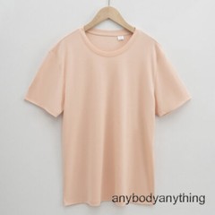 Men’s 100% Mercerized Cotton T-shirt Crew Collar Short Sleeves Casual Basic Tops