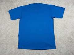 Gulf Coast Sportswear Bass Fish Single Stitch 50-50 Tshirt XL USA Blue VTG