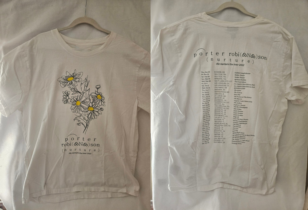 2 Sides Porter Robinson Nurture 2021 Live Tour White T Shirt S-5XL