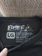 Elvira Mistress Of The Dark Large T-Shirt Fright Rags