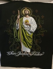 SAN JUDAS TADEO SAINT JUDE RELIGIOUS JUDAS THADDEUS APOSTLE T-SHIRT