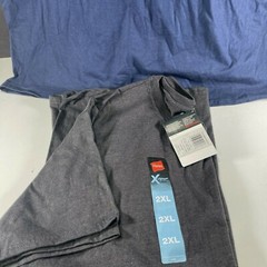 VTG NOS 2X Men’s Hanes X Temp T Shirt Size XLarge NAVY/GRAY MSRP 16.00 Each