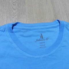 JOHNNIE O Mens M MEDIUM T SHIRT BREWS N VIEWS MALIBLU BLUE RED DALE 2.0 GOLF USA