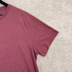 J.CREW T Shirt Mens Size XL Red Short Sleeve Washed Broken In