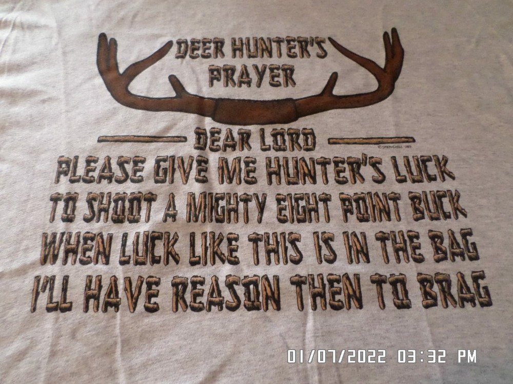 NEW T-Shirt: Deer Hunter’s Prayer (LOTS of Colors & Sizes) Funny