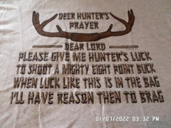 NEW T-Shirt: Deer Hunter’s Prayer (LOTS of Colors & Sizes) Funny