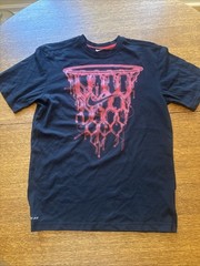 Vintage Jordan & Nike T Shirts Men Medium White Black Yellow Jumpman Dri Fit