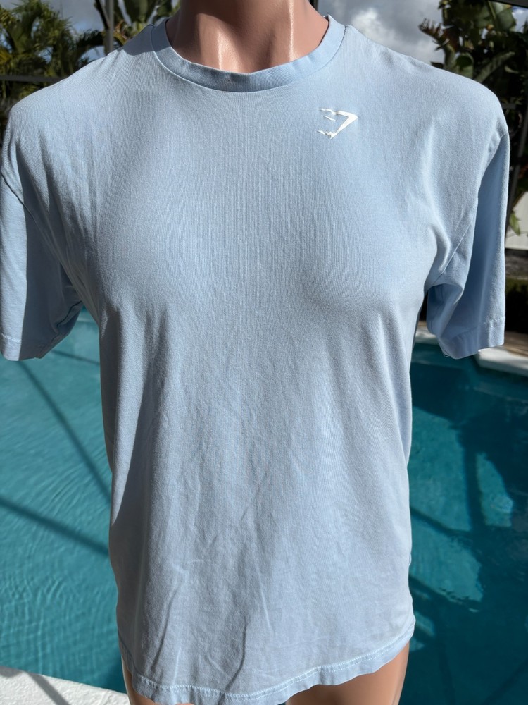 Gymshark Blue t short sleeve T Shirt mens S/M