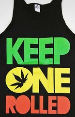 Wiz Khalifa KEEP ONE ROLLED Tank Top Tee Marijuana Rap Adult S,M,L,XL,2XL New