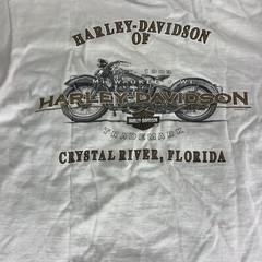 2005 Harley Davidson Crystal River, FL White / Cotton Md T Shirt