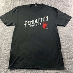 Pendleton Whisky Shirt Mens Small Black White Red Western Cowboy Rodeo Whiskey