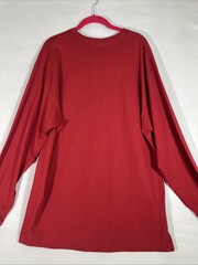 Mossy Oak Jersey Knit American Logo Long Sleeve T-shirt Crewneck Mens XL RED