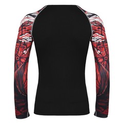 Men’s UPF 50+ Rash Guard Shirts Long Sleeve Swim Shirt Quick Dry Surfing/Diving