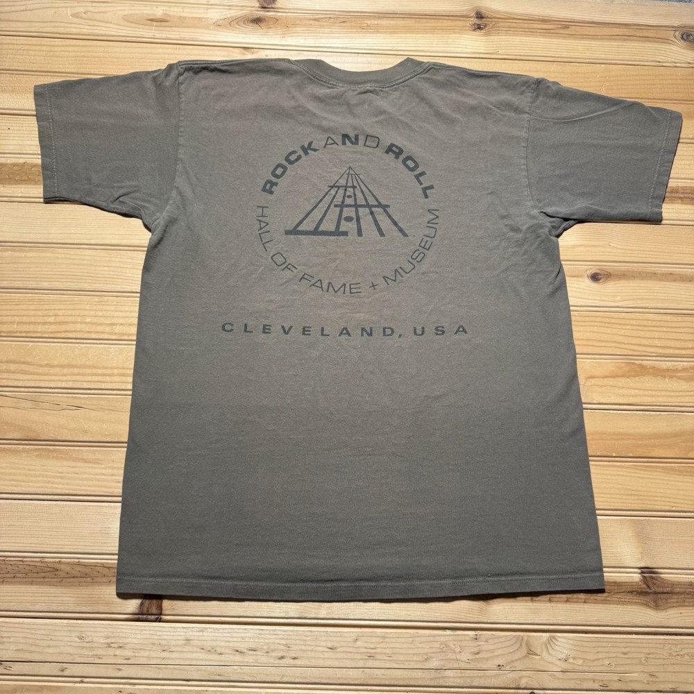 Vintage 90s Rock And Roll Hall of Fame Museum Cleveland Music T-Shirt USA Large