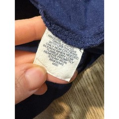 G.H. Bass Pocket Tee Mens Large Navy Blue Adult Short Sleeve Cotton Excellent