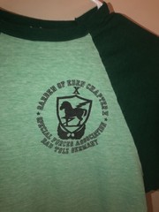 VTG 1970s U.S. Special Forces Chapter V GARDEN OF EDEN BAD TOLZ T-Shirt Two-Tone