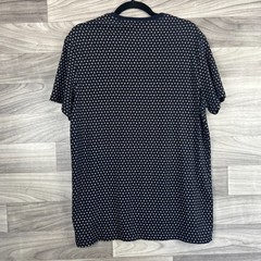 Goodfellow & Co. T-Shirt Men’s M Navy Diamond Print Cotton Standard Fit Pullover