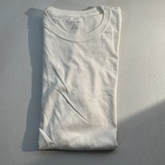 Lands’ End Super Tee M 38-40 White Short Sleeve T-Shirt