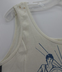 VTG Champion Shirt Men Small (L) Blue Bar Track 70s 80s Tank Top Running Singlet