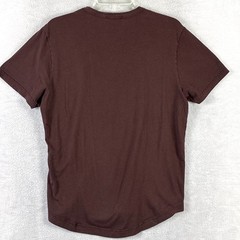 Buck Mason Tshirt Mens M Brown Slub Curve Hem Preppy Classic Huckberry USA