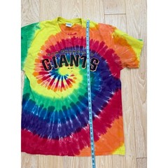 PORT & COMPANY Mens San Francisco Giants Tie Dye MLB Baseball Festival Tee L