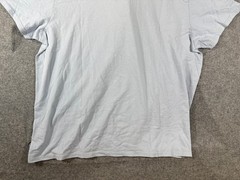 Eddie Bauer Henley T-Shirt Mens 2XL Light Blue Short Sleeve Quarter Button NWT