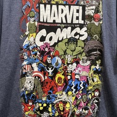 Mens Marvel Dark Gray Marvel Comics Shirt Size XXL