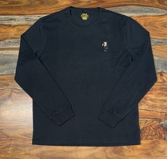 Polo Ralph Lauren Custom Slim Fit Long Sleeve T Shirt Tuxedo Bear Black Men’s L