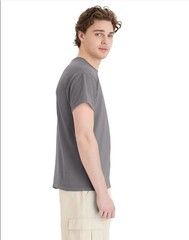 Hanes 5170 5XL EcoSmart Crewneck Short Sleeve Tee Pit to Pit 31″ Oxford Gray