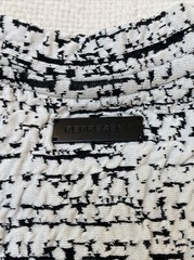 Represent Black White Woven Textured Short Sleeve Streetwear Shirt M