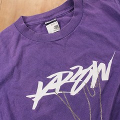 vtg y2k KREW skateboard brand gold chain t-shirt SMALL skater supra baker tsa