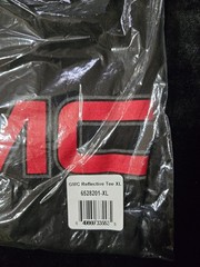 GMC Licensed MENS XL SHIRT, BLACK WITH RED GMC LOGO- NEVER OPENED, FREE SHIPPING