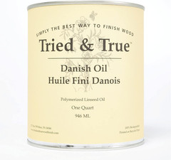 Danish Oil, Quart – Pure Polymerized Linseed Oil Wood Finish, Ideal for Furnitur