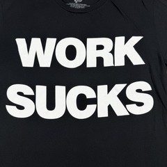Blink-182 Work Sucks I Know Shirt Mens Medium Black Band Graphic Punk Rock Tee