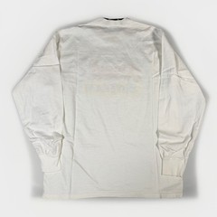 1980s Budweiser Bud Ski Team Long Sleeve Tshirt White Multi Color Logo Size L