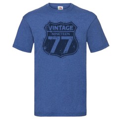Vintage 1977 Nineteen Seventy Seven T-Shirt Birthday Gift