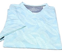 TOMMY BAHAMA-Mens Green Poly/Viscose SS/V.Neck Casual Summer T.Shirt-(XL)