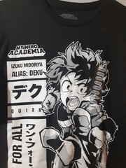 My Hero Acadamia NWT Graphic Tshirt Black Short Sleeve Men’s Size XL Cartoon