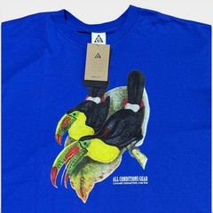 Nike ACG Dri Fit Toucan Costa Rica Tee Royal Blue Mens Large NWT HJ0792-480