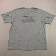 Patagonia Men’s Large L Gray Heathered Crew Neck Short Sleeve T-Shirt Save Our