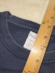 Vintage Pepperidge Farm Embroidered Pocket T-shirt Faded Navy Blue XL