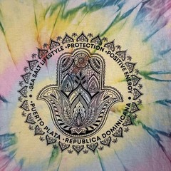 Colortone Tie-Dye T-Shirt Size Large Puerto Plata Sea Salt Lifestyle #1854