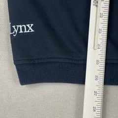 Lynx Mens L V Neck Vest Black Embroidered Logo 100% Cotton