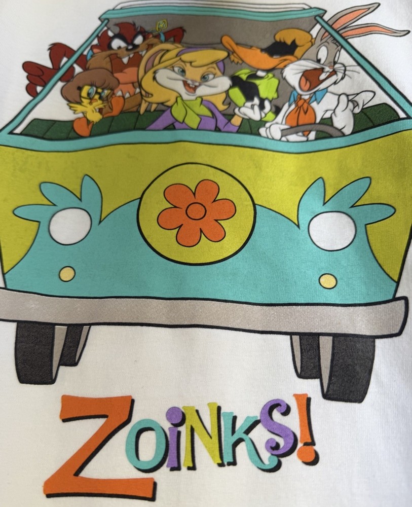 Men’s Looney Toons Tshirt Warner Brothers Size 2X 50/52 100% Cotton New With Tag