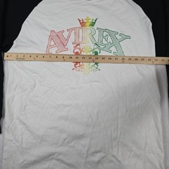 Avirex Vintage Men’s Size Extra Large XL Long Sleeve Rasta Logo Shirt New Flaws