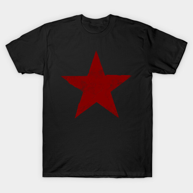 Grunge Star T-Shirt 90s Grunge Aesthetic Distressed Star Graphic Tee Cyber Goth
